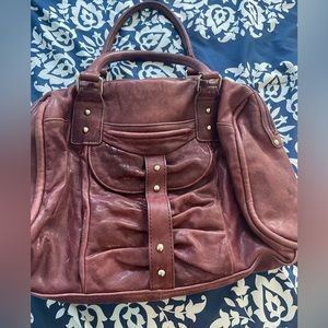 Junior Drake red leather purse